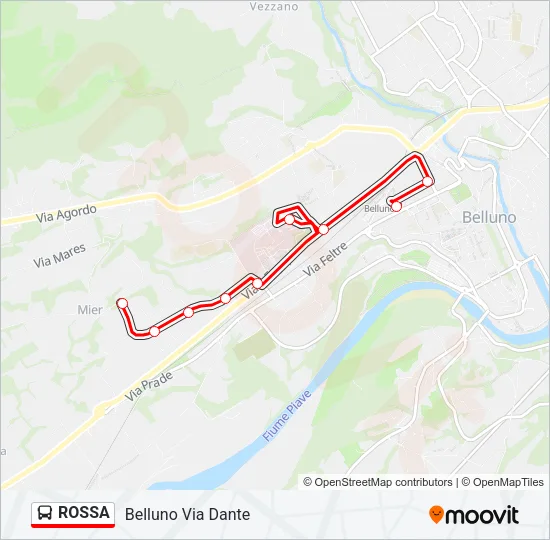 ROSSA Bus Line Map