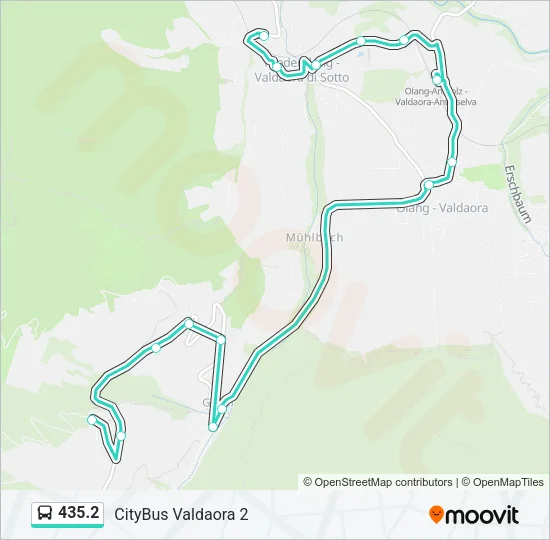 435.2 Bus Line Map