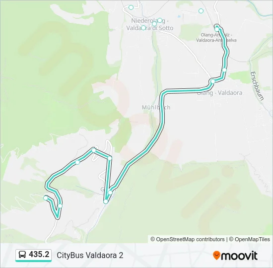435.2 Bus Line Map