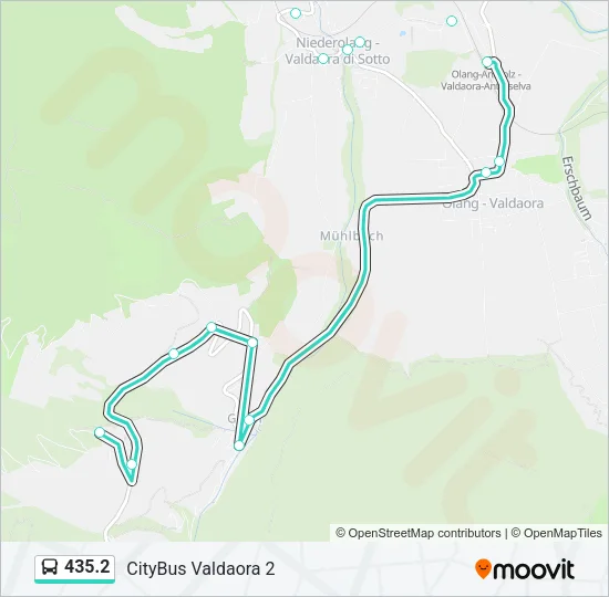 435.2 Bus Line Map