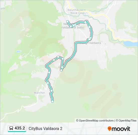 435.2 Bus Line Map