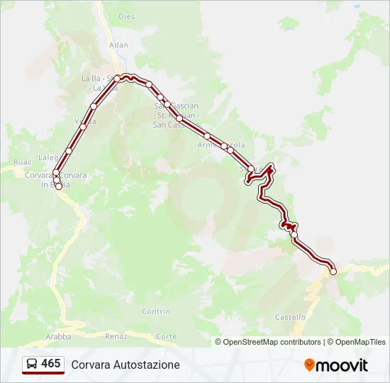465  Line Map