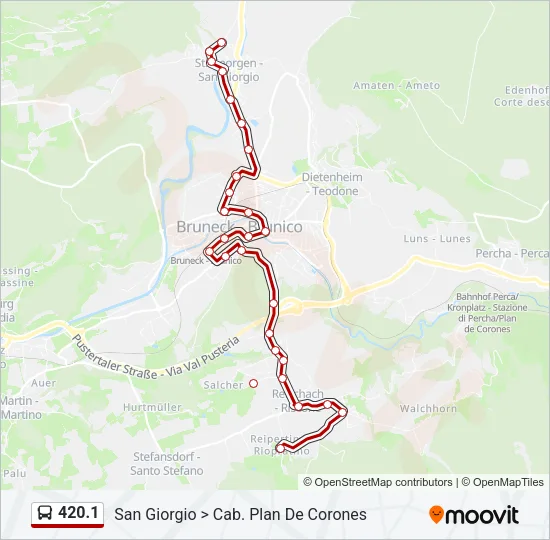 420.1 Bus Line Map