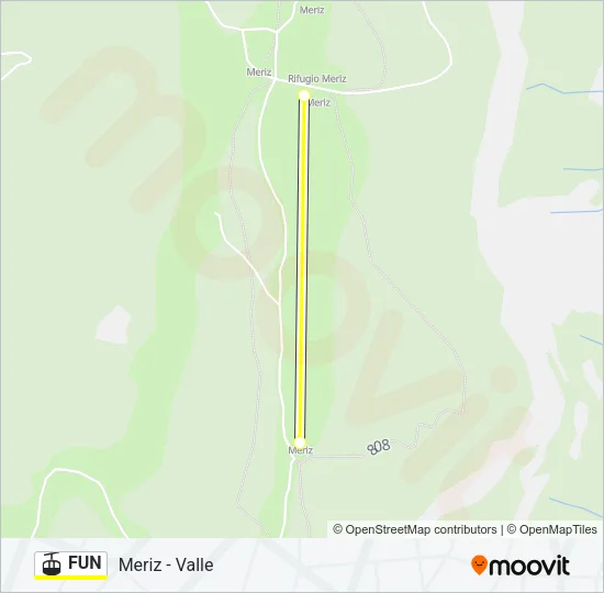 FUN Cable Car Line Map