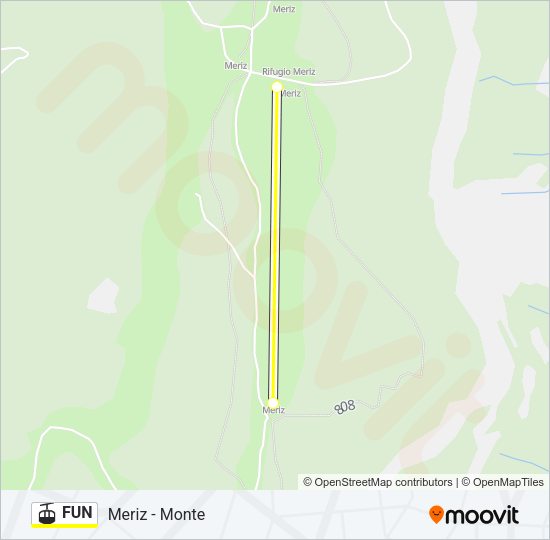 FUN Cable Car Line Map
