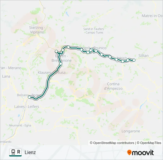 R Train Line Map