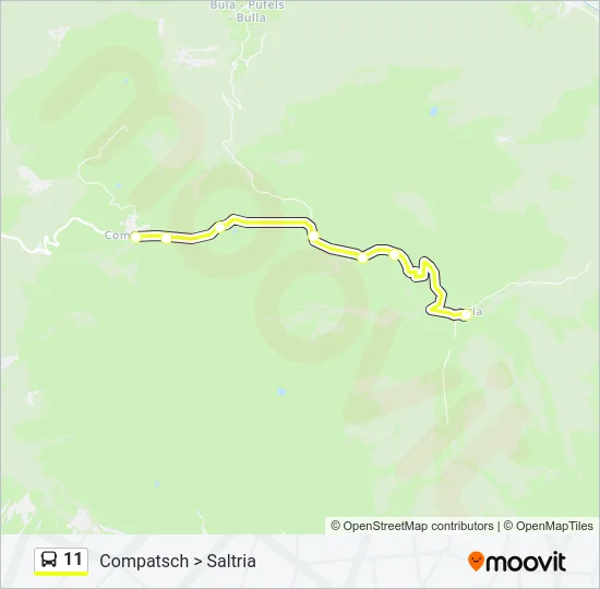 11 Bus Line Map