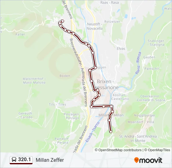 320.1 Bus Line Map