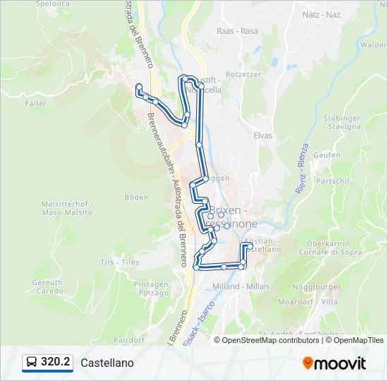 320.2 Bus Line Map
