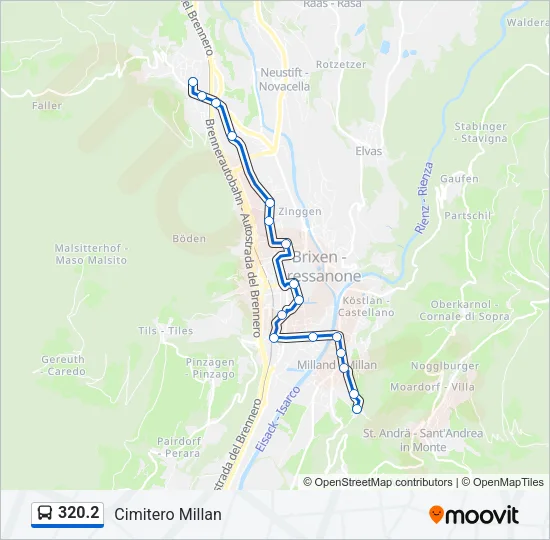 320.2 Bus Line Map
