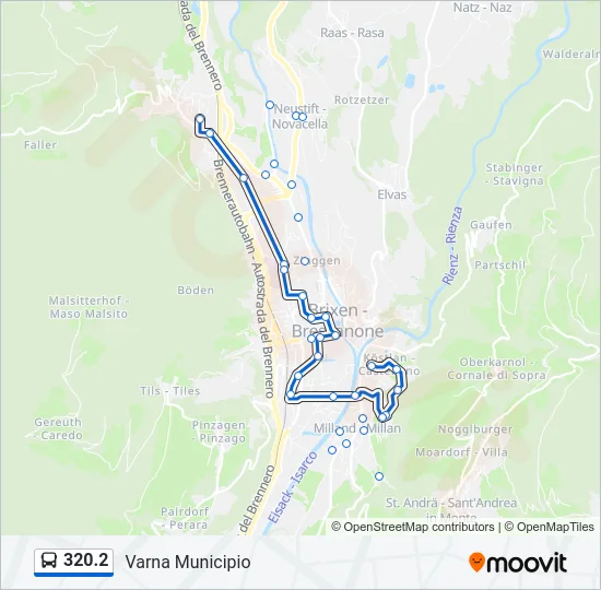 320.2 Bus Line Map