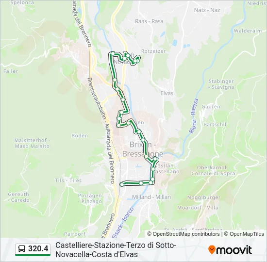 320.4 Bus Line Map