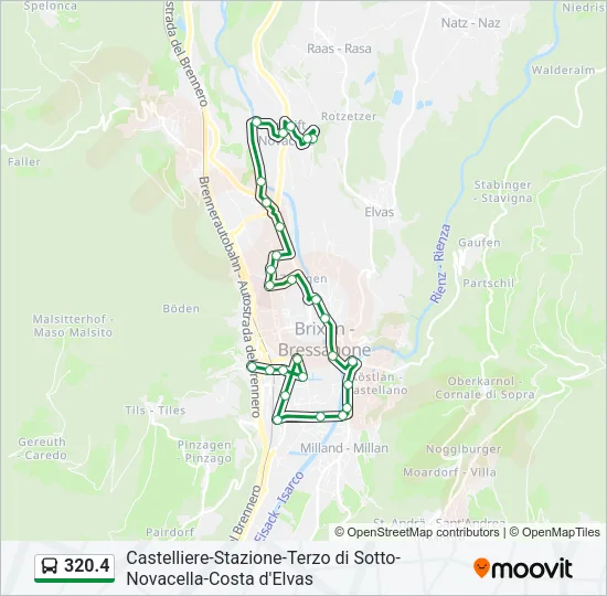 320.4 Bus Line Map
