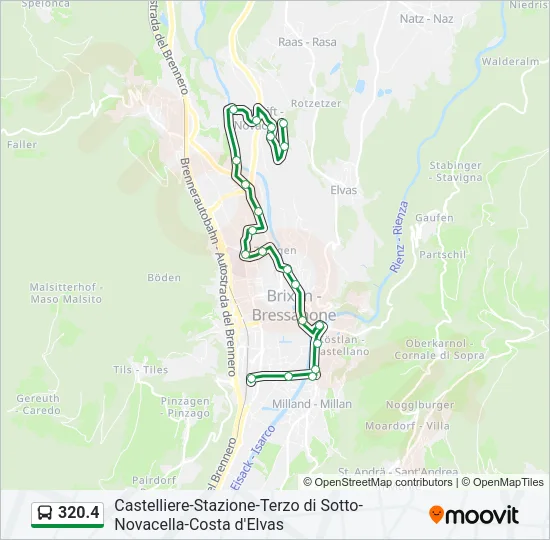 320.4 Bus Line Map