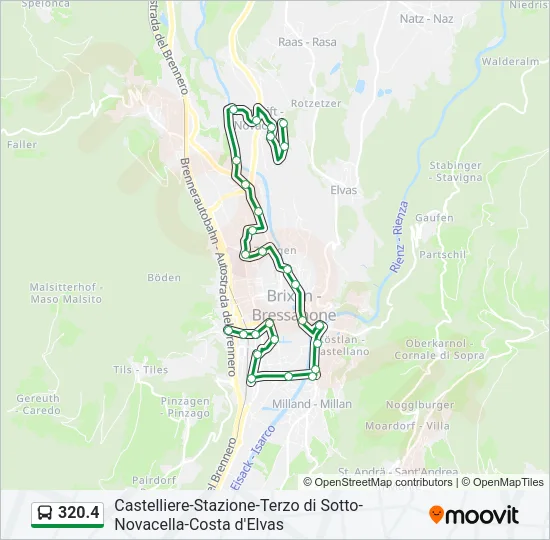 320.4 Bus Line Map
