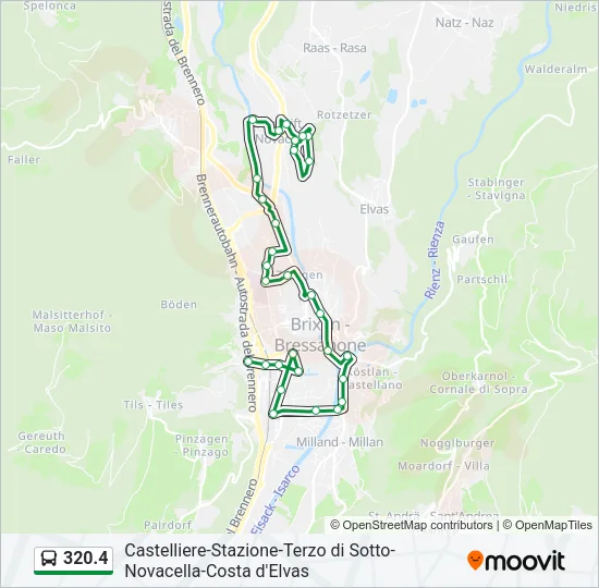 320.4 Bus Line Map