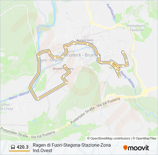 420.3 Bus Line Map
