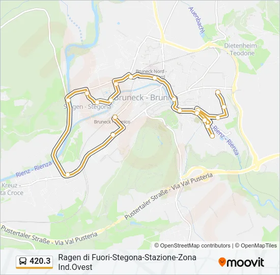 420.3 Bus Line Map