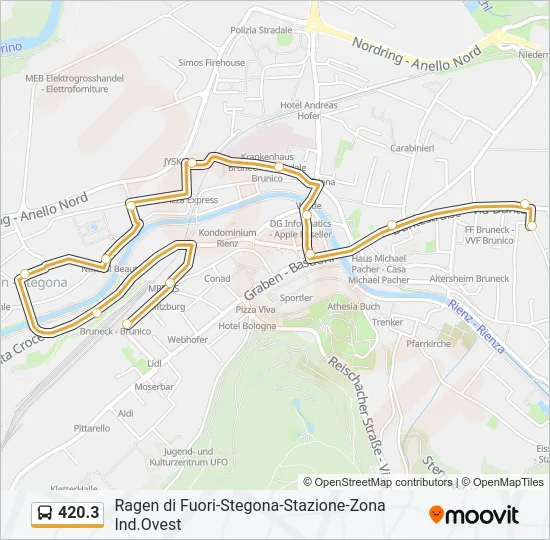 420.3 Bus Line Map