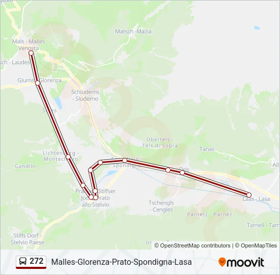 272 Bus Line Map
