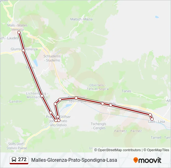 272 Bus Line Map