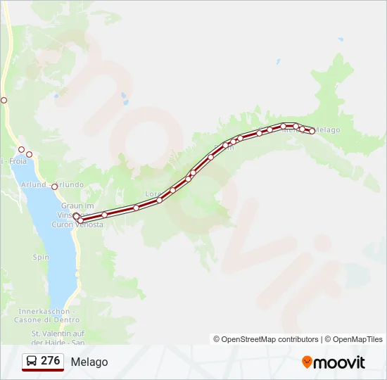 276 Bus Line Map