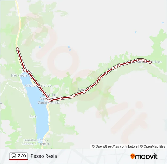 276 Bus Line Map