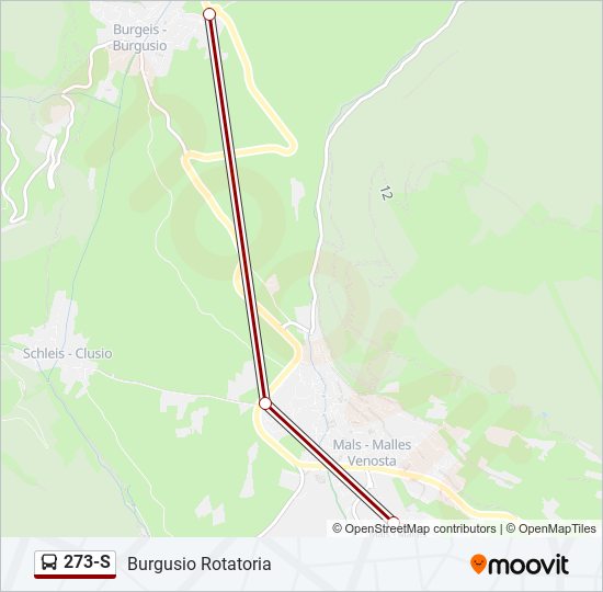 273-S bus Line Map