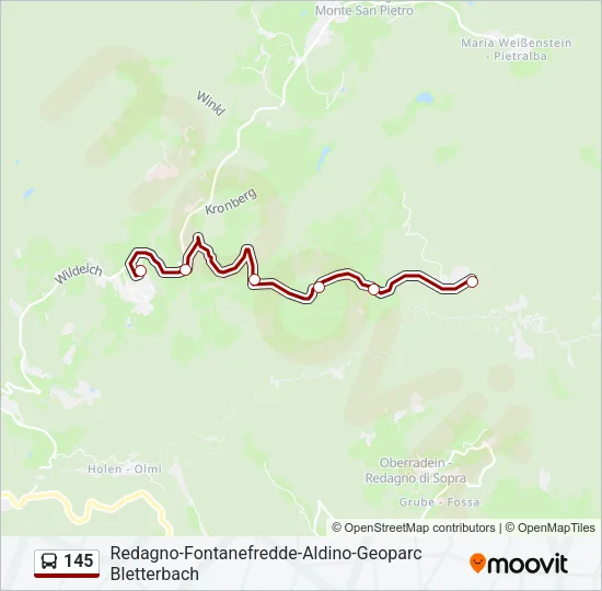 145  Line Map