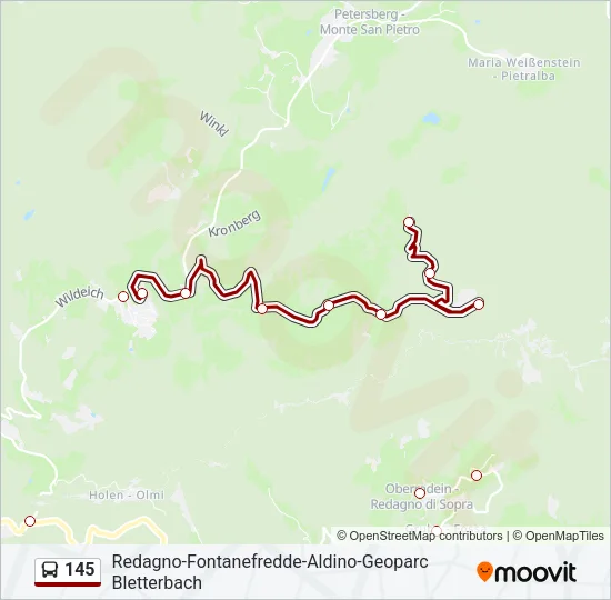145  Line Map