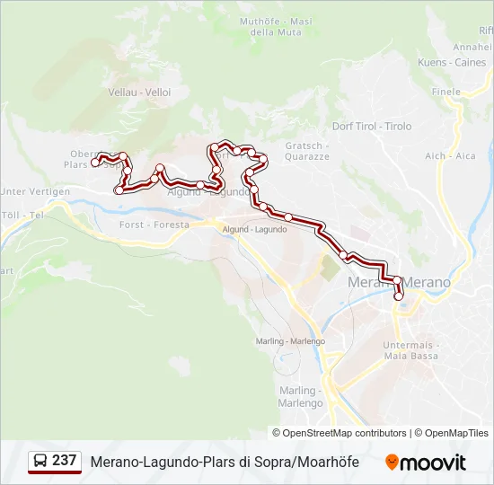 237 Bus Line Map