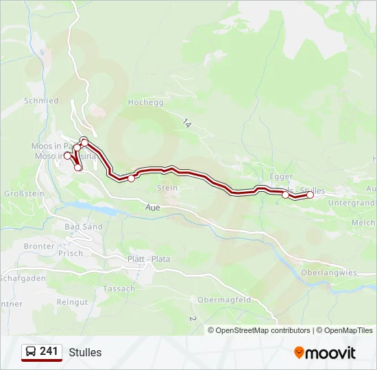 241 Bus Line Map