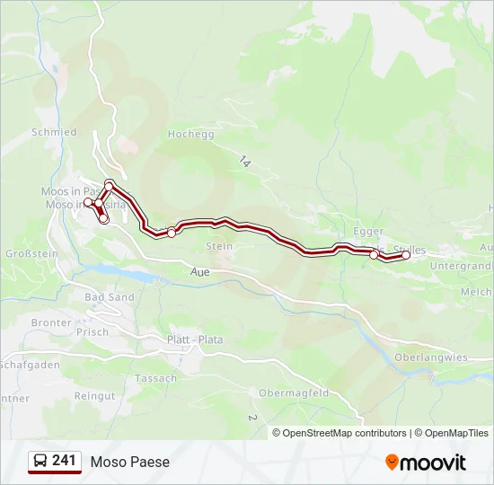 241 Bus Line Map