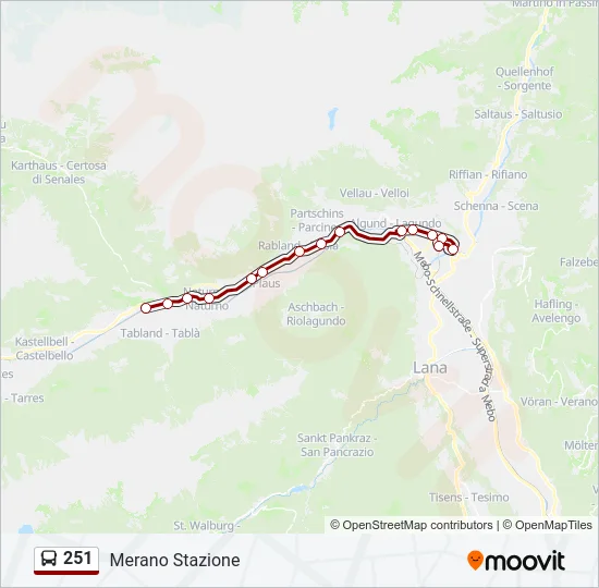 251  Line Map