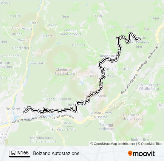 N165  Line Map