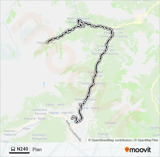 N240  Line Map