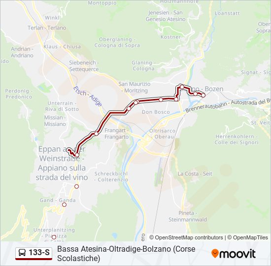 133-S  Line Map