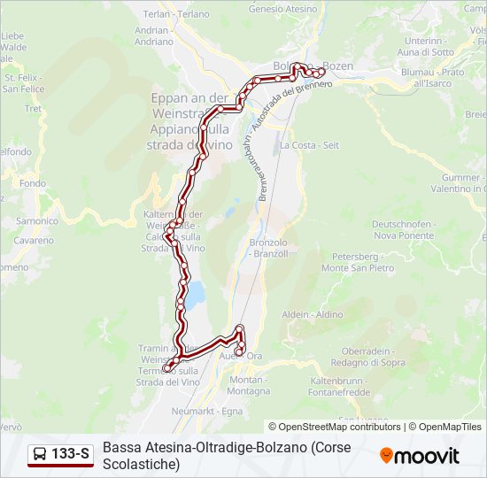 133-S  Line Map