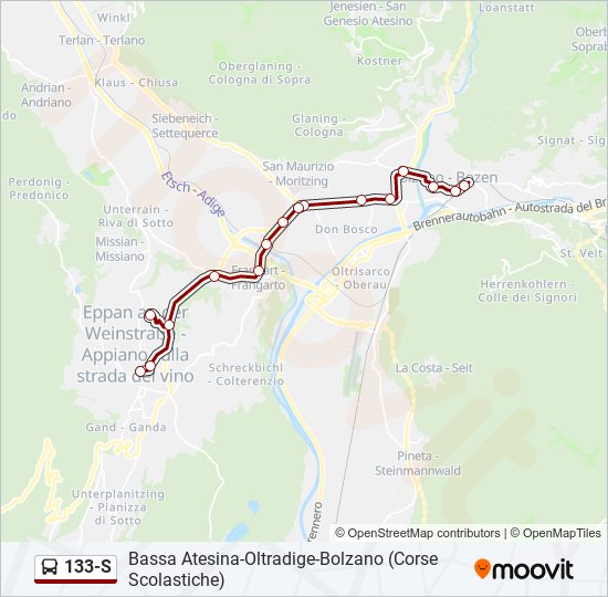 133-S  Line Map