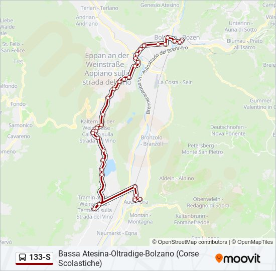 133-S  Line Map