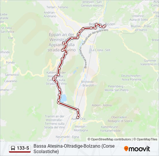 133-S  Line Map