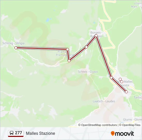 277 Bus Line Map