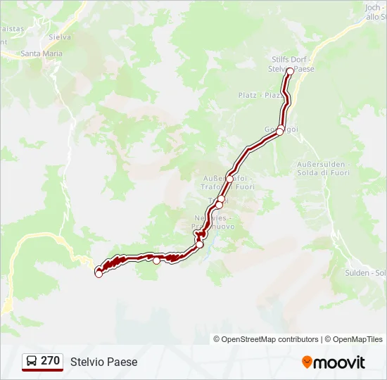 270 Bus Line Map