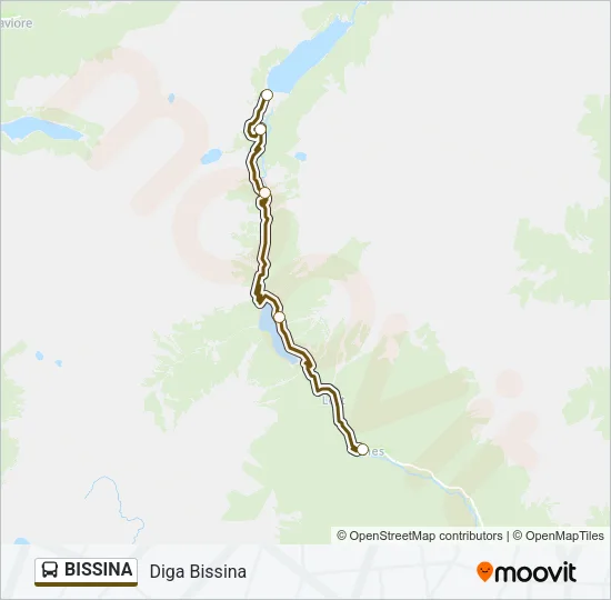 BISSINA Bus Line Map