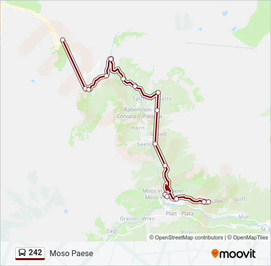 242 Bus Line Map
