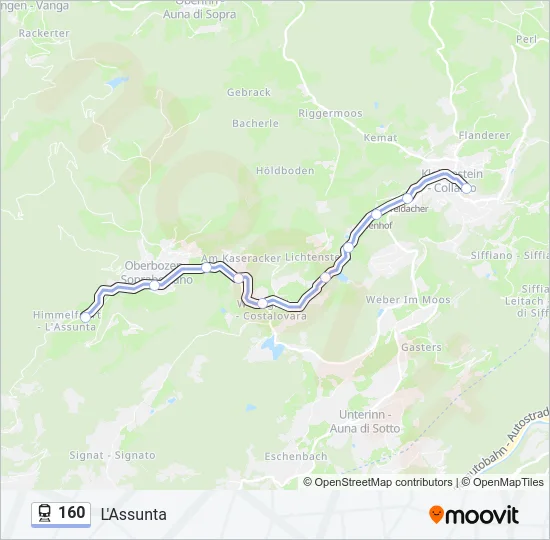 160 Train Line Map