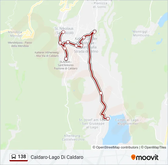 138 Bus Line Map