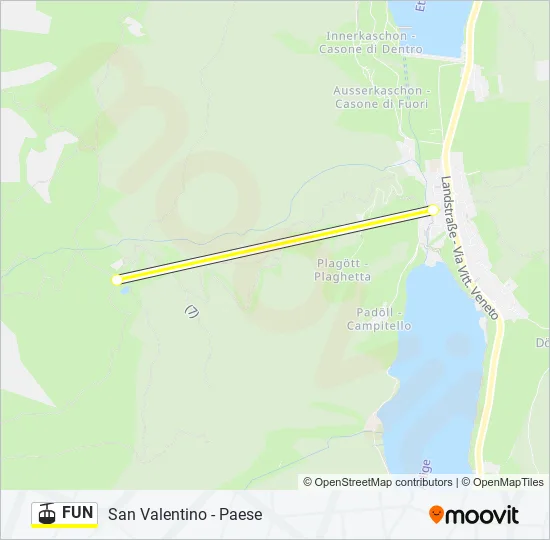 FUN Cable Car Line Map