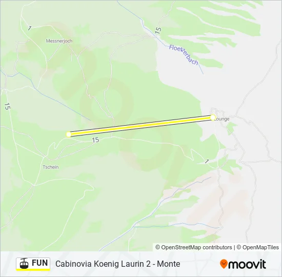 FUN Cable Car Line Map