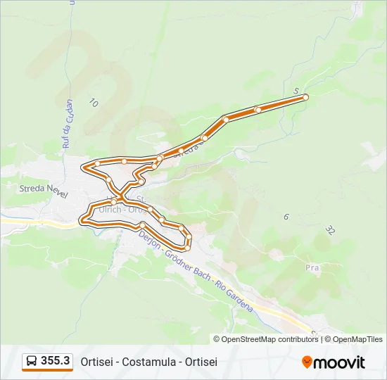 355.3 Bus Line Map